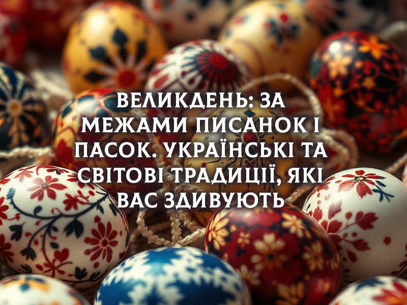 Великдень: за межами писанок і пасок