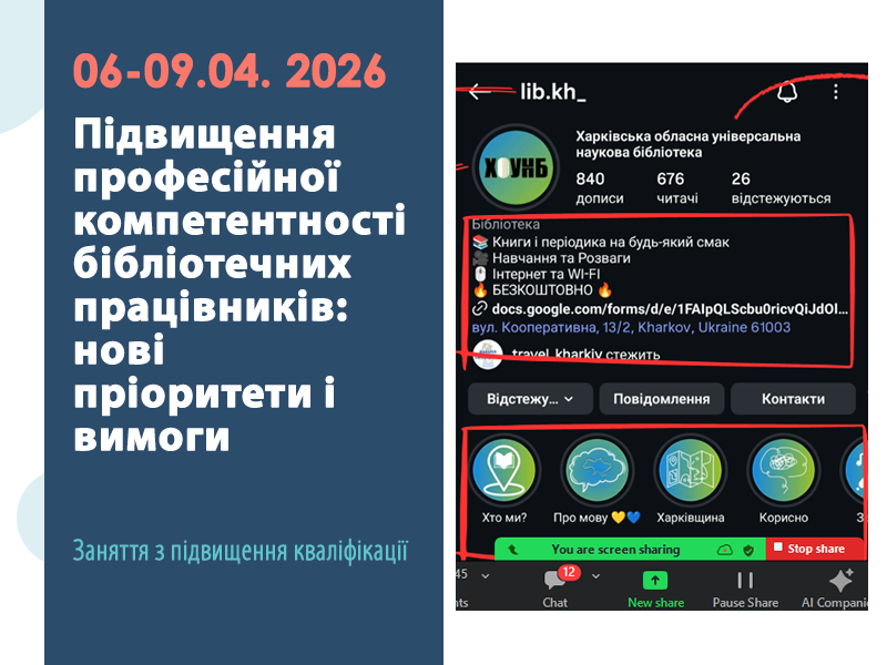 курси підвищення кваліфікації 06-09.04